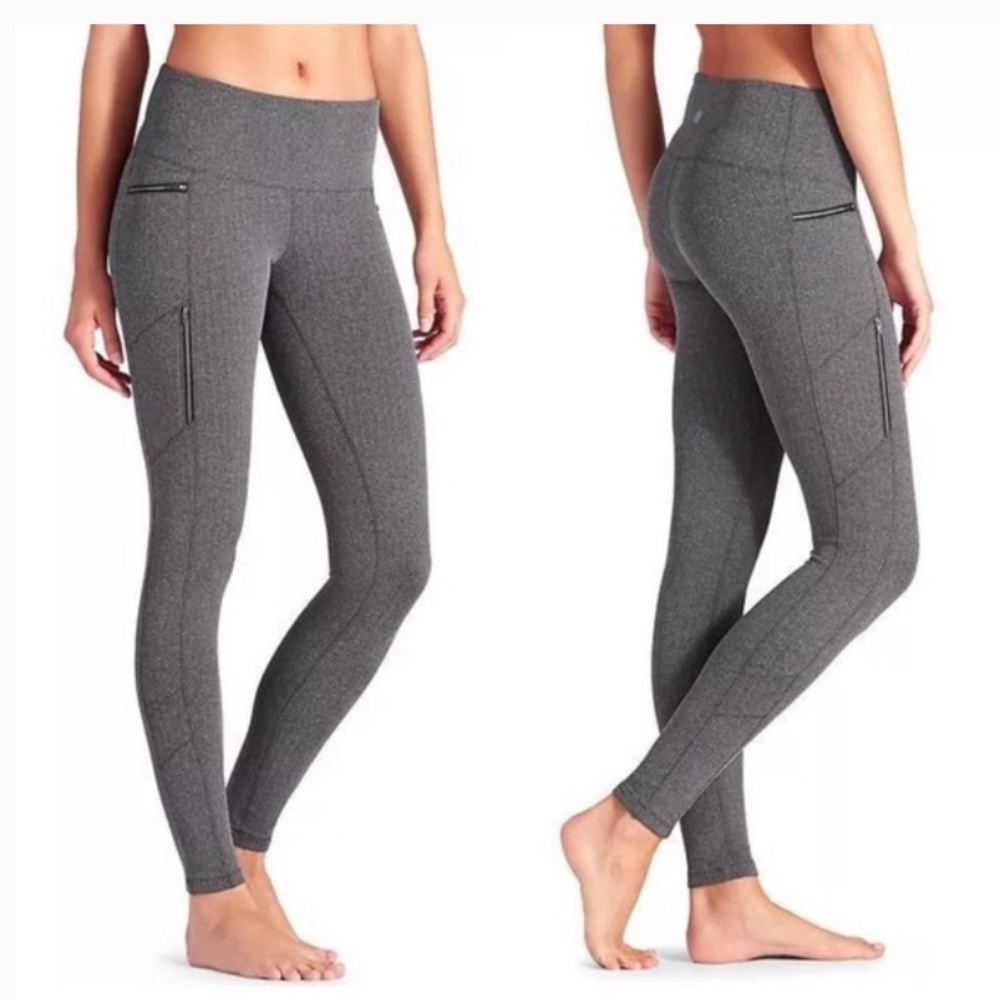 Athleta Herringbone Sly Drifter Tight Leggings